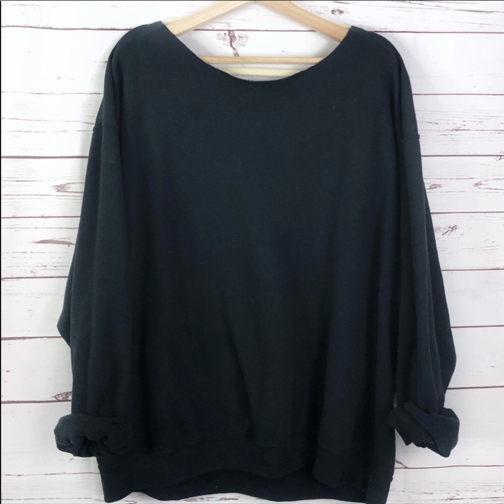 NEW Oversized Slouchy Sweatshirt loose fit black